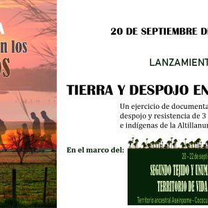 Entrega de informe a la Comisión de la Verdad sobre el despojo y la resistencia en los Llanos