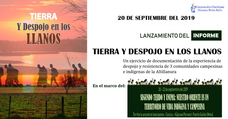 Entrega de informe a la Comisión de la Verdad sobre el despojo y la resistencia en los Llanos