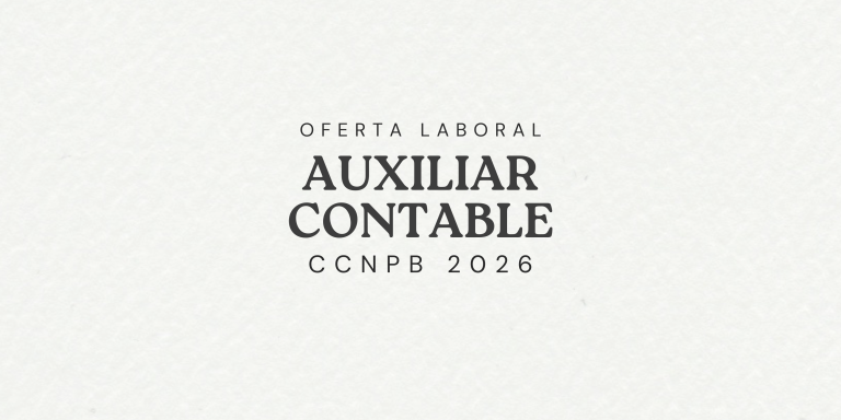 OFERTA LABORAL AUXILIAR CONTABLE 2026